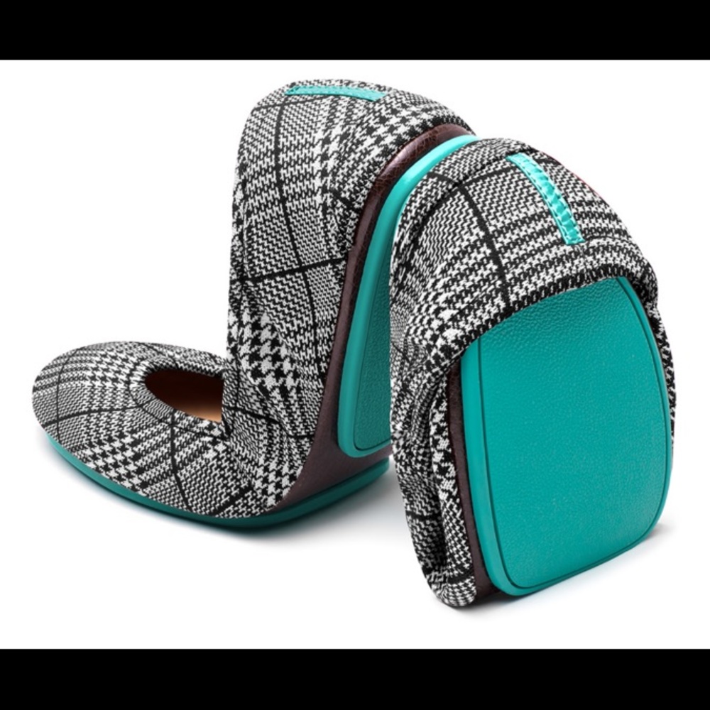 Tieks LIMITED EDITION Seafield Check size 10